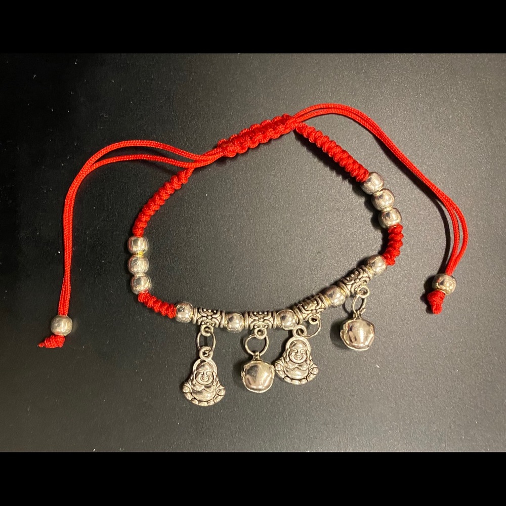 Happy Buddha Bracelet Braided Red String R…